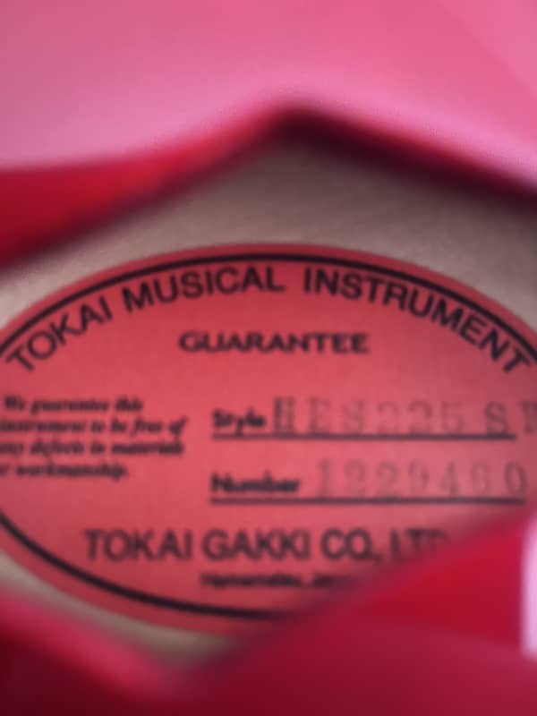 VERY Rare 2011 Tokai Hibiki HES-225 (335 style) | Reverb VERY Rare 2011 Tokai Hibiki HES-225 (335 style) | Reverb
