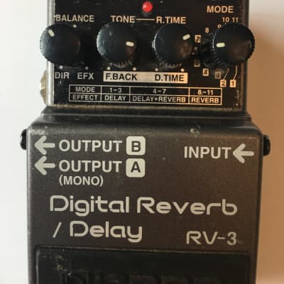 Boss Roland RV-3 Digital Reverb / Delay Vintage Guitar Effect Pedal image 2