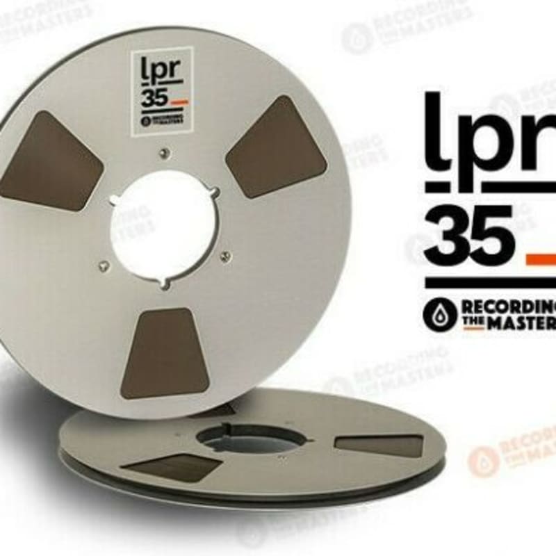 RTM LPR90 1/4 x 3600' Analog Recording Tape 10.5 Metal Reel w