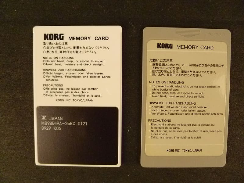 Korg BRASS card set: MSC-011/RPC-011 / for use in Korg M3R