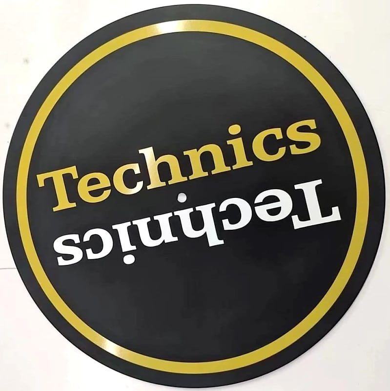 Technics Rubber Slip Mat, Ideal For Technics SL-1200 - SL-1210 DJ Vinyl Record Turntables (Fits All Models)  			