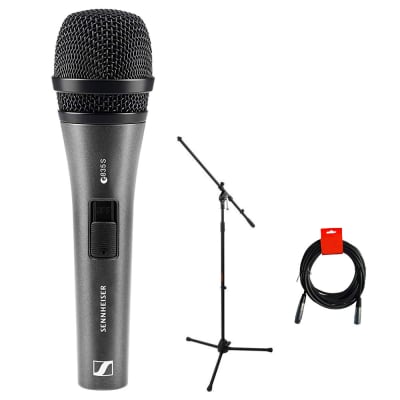 Sennheiser E835-S Dynamic Cardioid Vocal Microphone (on/off switch 