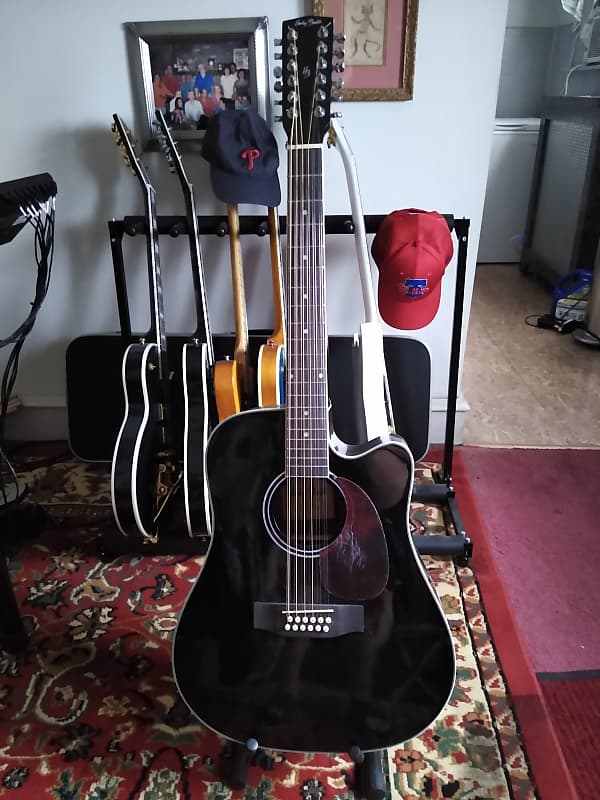"Harley Benton 12String SteelString Guitar with Pickup" Reverb