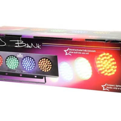Chauvet DJ BANK RGBA LED Party Light w/ Automated Sound Activated Programs image 12