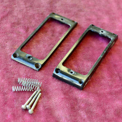 Vintage 1960's Epiphone Mini PAF pickup ring set - Sheraton, Coronet, Crestwood,Humbucker image 7