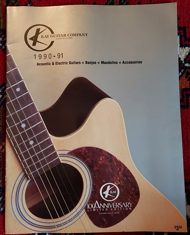 Kay Guitar Catalog 199091 Reverb