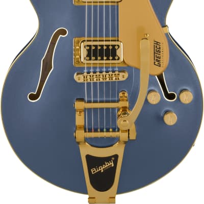 Gretsch G5655TG Electromatic CB Jr. w/Bigsby and Gold Hardware, Cerulean Smoke