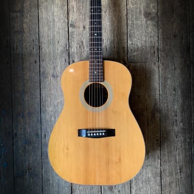1978 Fylde Falstaff Dreadnought Acoustic in Natural finish with hard shell case image 2