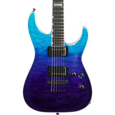 ESP E-II Horizon NT-II Electric Guitar, Blue-Purple Gradation image 18