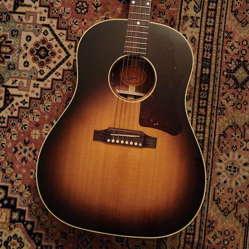 2021 Gibson 1950'S J-45 Vintage Sunburst w/ OHSC image 1