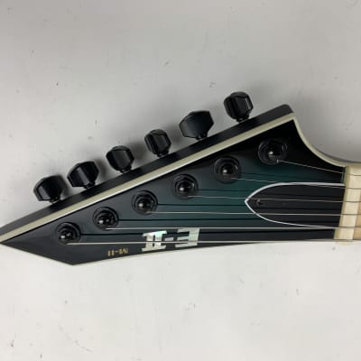 ESP E-II M-II NT HS Black Turquoise Burst Electric Guitar + Hard Case MII MIJ image 15
