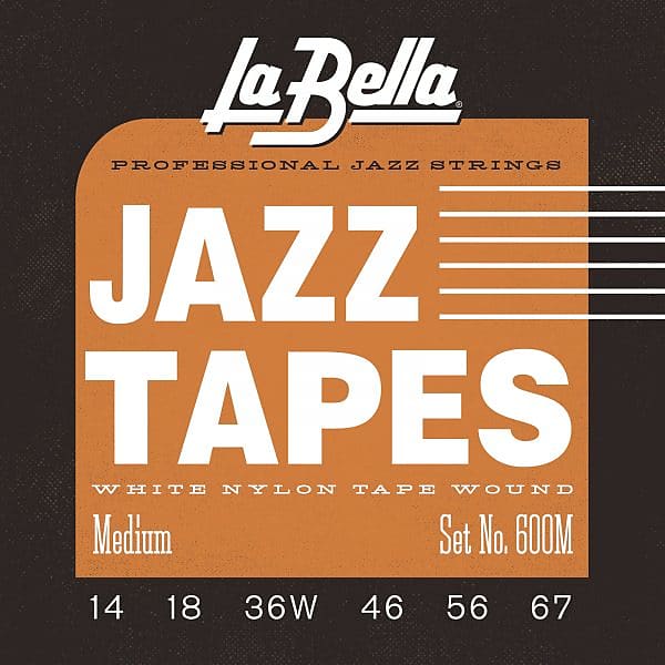 La Bella LABELLA  LA800M - Set Electrique JAZZ TAPES BK MED 14-67 2010s - Standard image 1