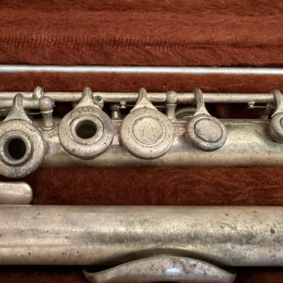 Artley - Nogales, AZ 15-0 Open Holed Flute 1950s - Silver image 5