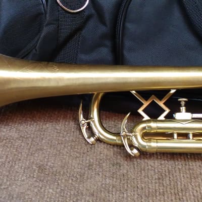 H.N. White Liberty Vintage 1938 Trumpet With Custom Jazz Brushed-Brass Finish In Excellent Condition image 8