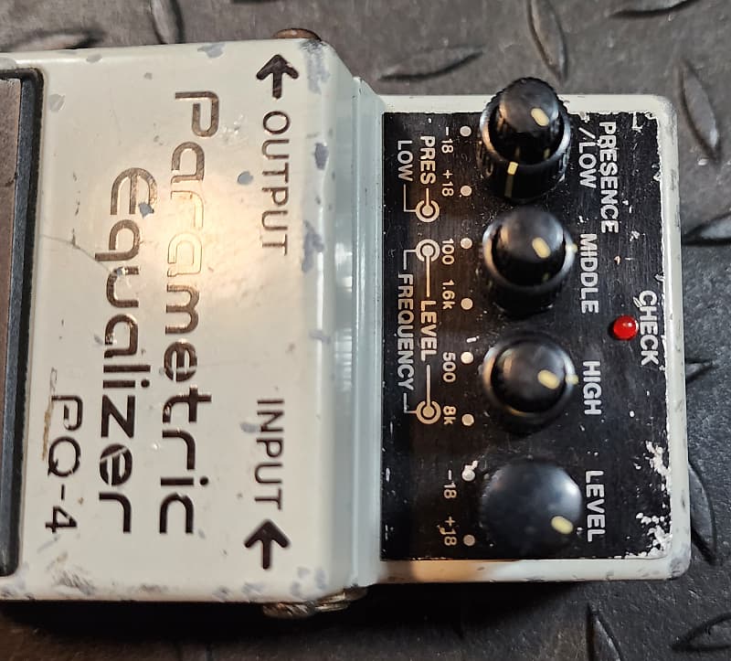 Boss PQ-4 Parametric Equalizer (Silver Label) EQ | Reverb Boss PQ-4 Parametric Equalizer (Silver Label) EQ | Reverb