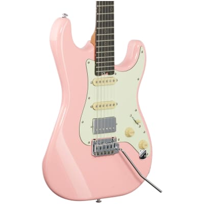 Schecter Nick Johnston Traditional HSS Electric Guitar, Atomic Coral image 3