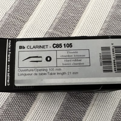 Selmer-Paris C85 105 Bb Clarinet Mouthpiece image 2