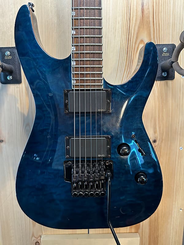 ESP LTD MH400 AcTivE EMG'sUS GroVeR TunErS NeW StRinGS Reverb