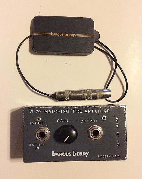 Vintage barcus berry guitar pickup new arrivals