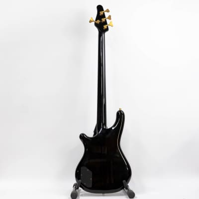 1989 Kawai Rockoon KRB-90 Neckthrough PJ Bass - MIJ - Transparent Black image 4