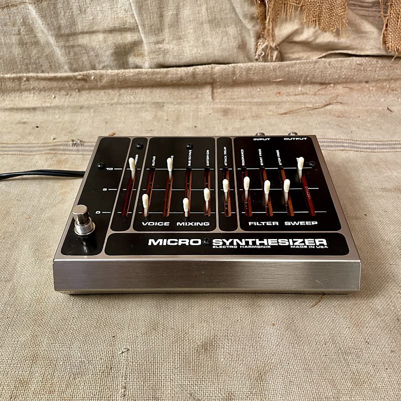 Electro-Harmonix Micro Synthesizer 1970's - Black w/ OG Box