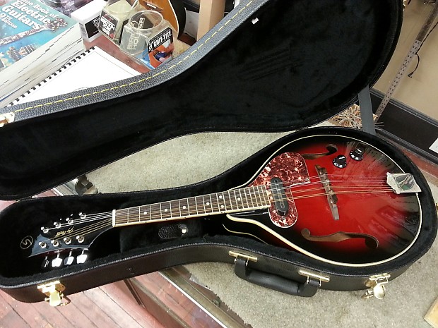 Samick エレクトリックマンドリン Samick Greg Bennett Electric Mandolin MA 2E WR Red Burst | Reverb
