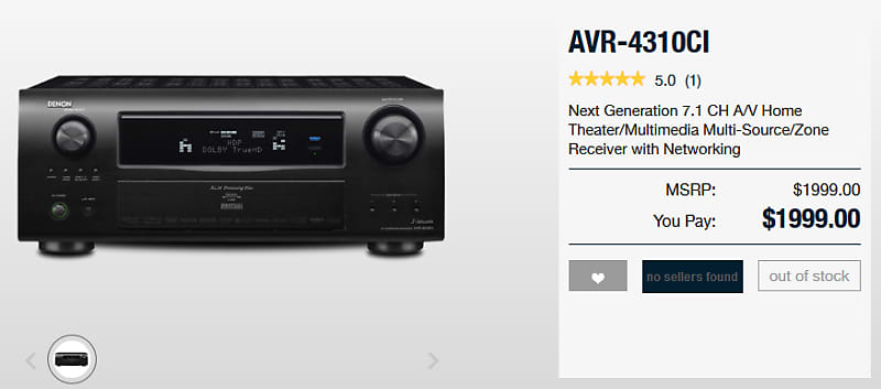 Denon AVR 4310ci - electronics - by owner - sale - craigslist