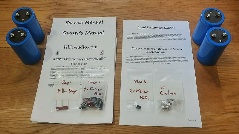 SAE MARK 23 restoration kit filter capacitor repair rebuild fix  			