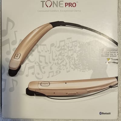 LG Tone PRO HBS-770 WIRELESS HEADSET IN ORIGINAL PACKAGING 2016 - Gold image 3