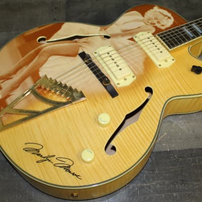 D'Angelico EX-59 2016 Custom Painted Marilyn Monroe "Old New Stock" image 12