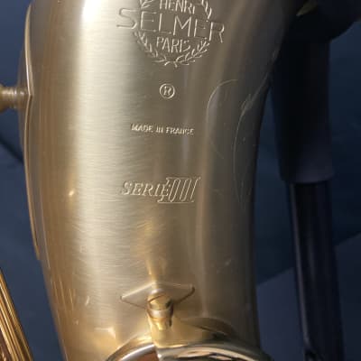 Selmer 64JM Paris Series III Jubilee Edition Professional Model Bb Tenor Saxophone image 3