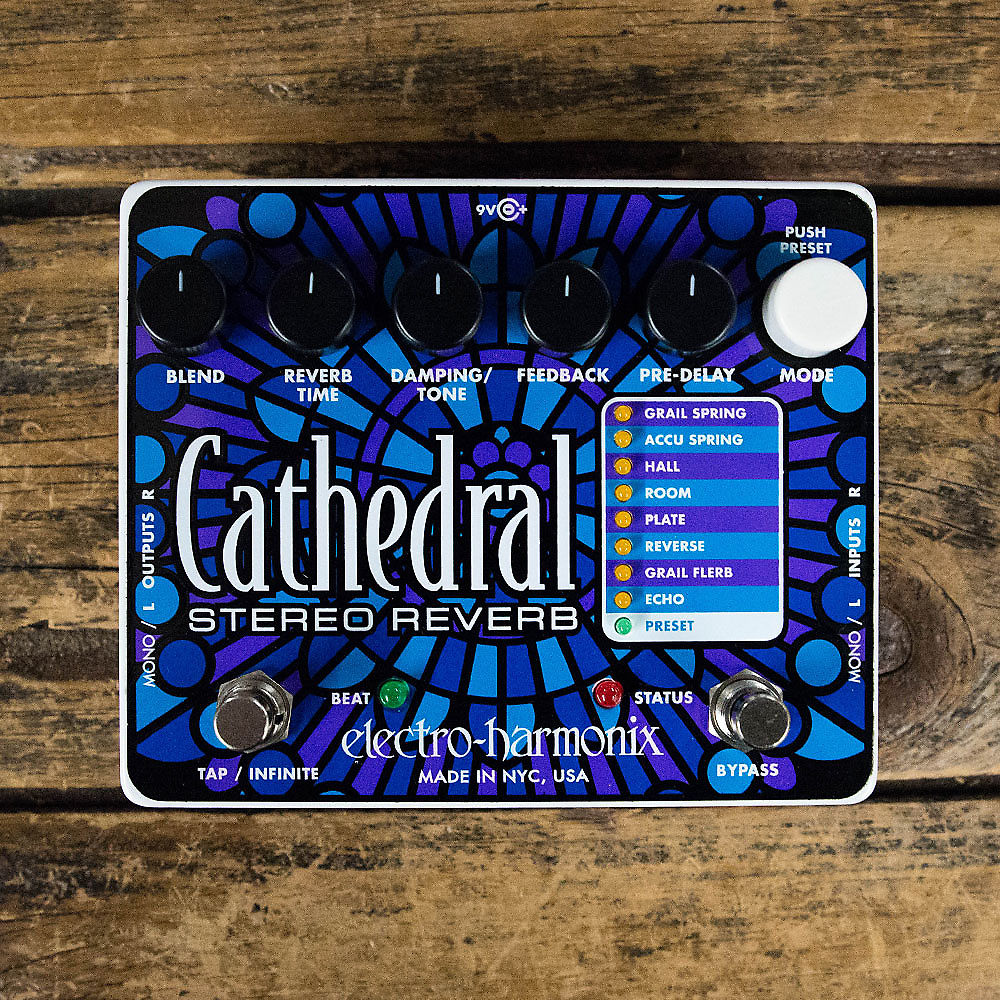 Electro-Harmonix Cathedral Stereo Reverb | Reverb
