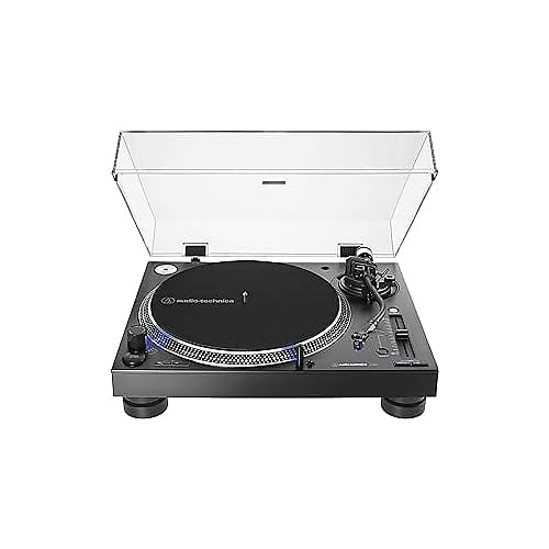 Audio Technica AT-LP140XP Direct-Drive Professional DJ Turntable with AT-XP3 Phono Cartridge and Stylus (Black) image 1