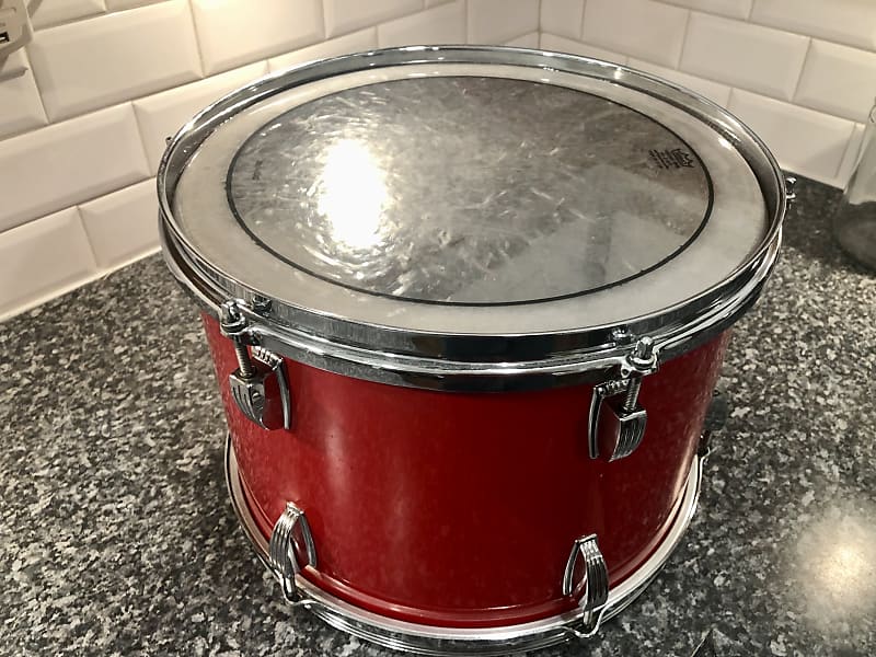 Very Good 1984 Vintage Red Ludwig Tom S/L series | Reverb
