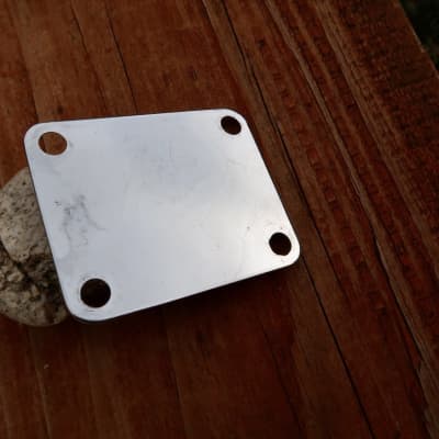 Fender Neck Plate With Screws 1966 Telecaster Stratocaster Mustang P Bass Jazz Bass Jazzmaster image 16