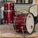 Ludwig Classic Maple Red Sparkle 'Pro Beat' 24/13/16 Drum Kit 14x24
