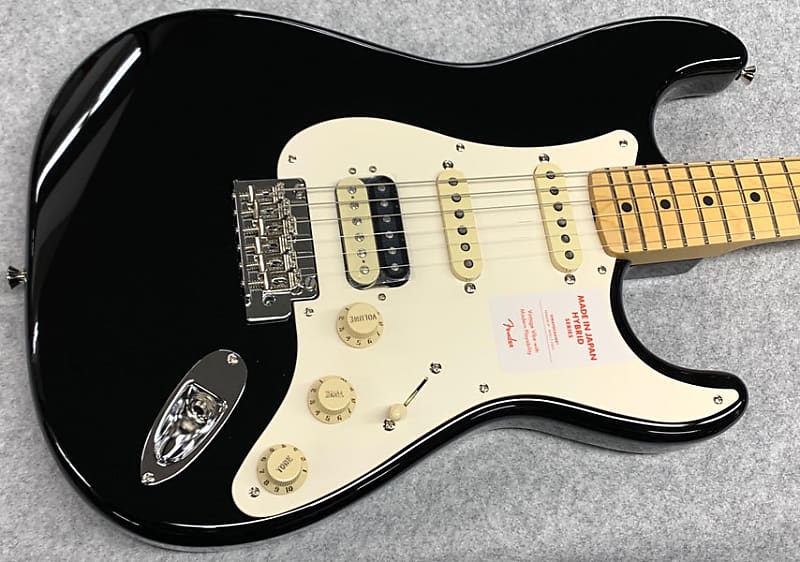 Fender Made in Japan Hybrid 50s Stratocaster HSS SN:2387 ≒3.65kg 2019 Black