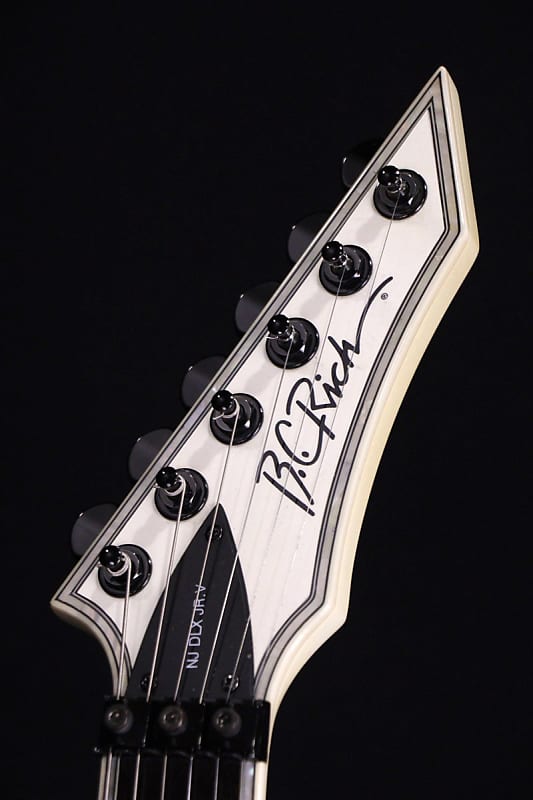 B.C.Rich NJ Deluxe Jr. V Pearl White [SN N08130806] [06/18] | Reverb