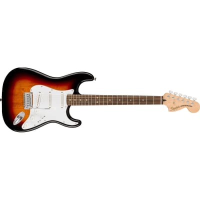 Squier Affinity Series Stratocaster Electric Guitar, Laurel Fingerboard, 3-Color Sunburst image 10
