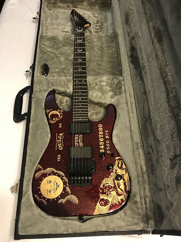 ESP LTD Limited Edition KH-Ouija Kirk Hammett Signature 2019 Red Sparkle image 1