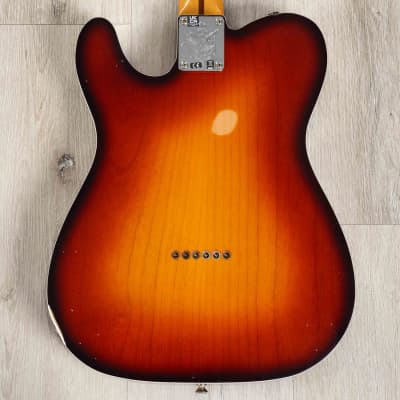 Fender Jason Isbell Custom Telecaster Guitar, Rosewood, 3-Color Chocolate Burst image 7