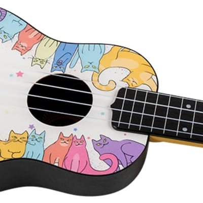 Flight TUC-KITTY Concert Travel Ukulele - linden wood top with an ABS body, neck, fretboard and bridge. image 4