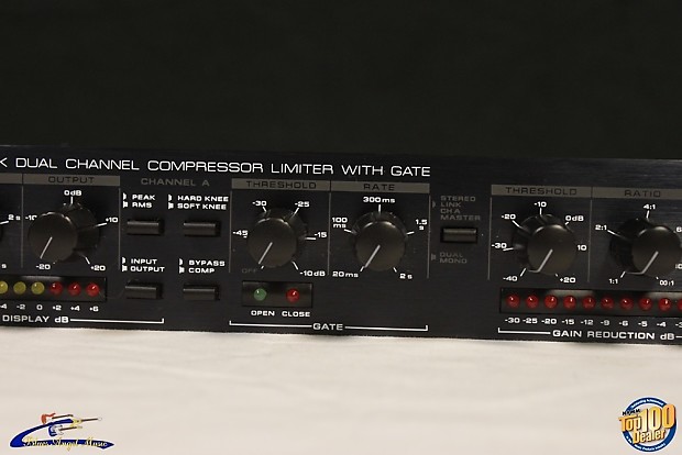 Alesis 3630 Compressor, RMS/Peak Dual Channel Compressor