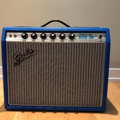 Fender 68 Custom Princeton Reverb Electric Blue 12 Watt 1x10