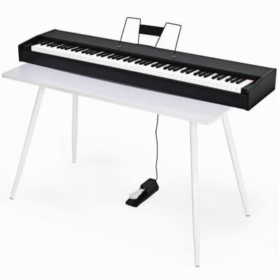 Other 88-Key Full Size Digital Piano Weighted Keyboard with Sustain Pedal 2024 - Black image 2