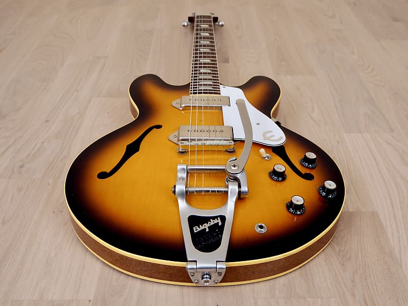 1998 Epiphone Elitist '64 Casino Sunburst Near Mint w
