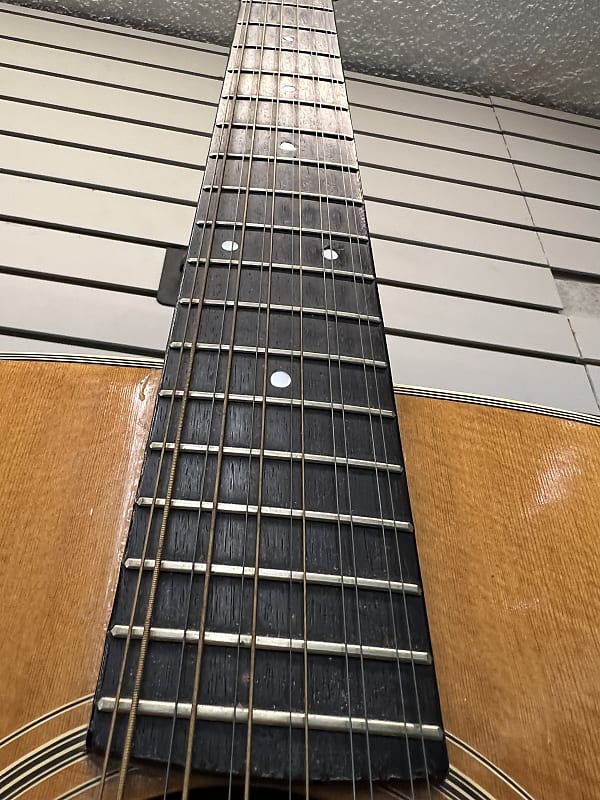 Yamaki Deluxe folk 431 12 string 1973 - Natural | Reverb