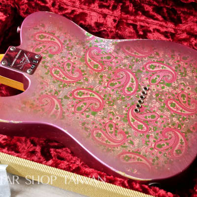 2018 Fender Custom Shop Limited Edition 50's Thinline Telecaster Relic-Pink Paisley. image 16