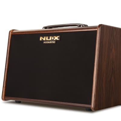 NUX SA-40  40Watt Acoustic Guitar Amplifer Portable&  Rechargeable Guitar Amp TS/AC Mic Input image 2