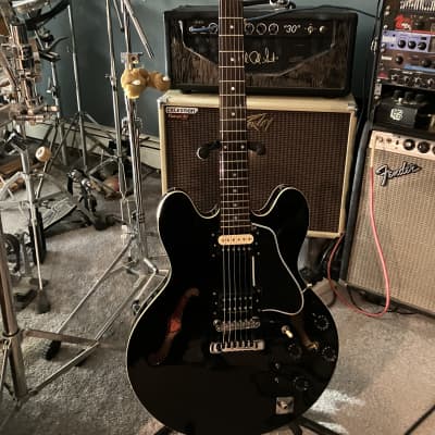 Epiphone ES-335 1990 - Ebony/ Black | Reverb